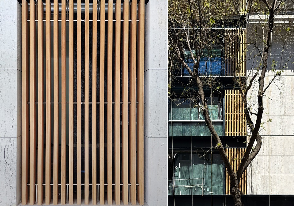 bambú laminado en la arquitectura