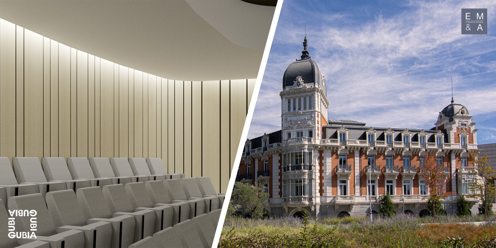 Revestimiento acústico de bambú en la nueva sede Fundación Mutua Madrileña