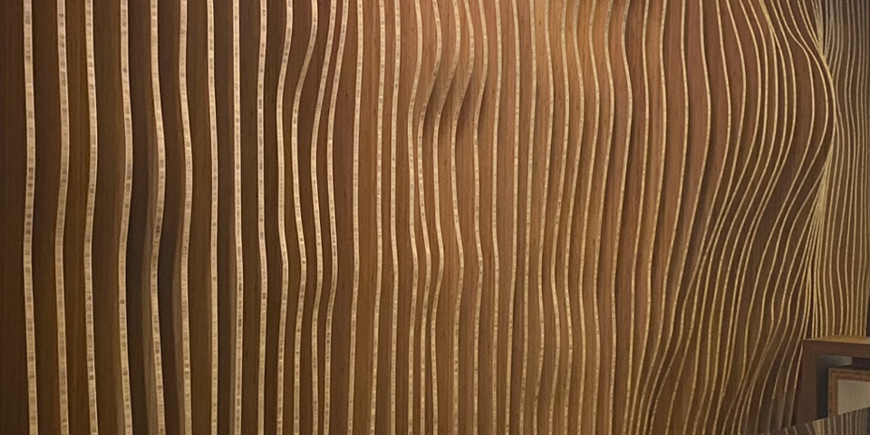 Wooden wall cladding and its design