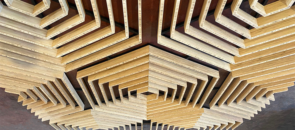Revestimientos de techo de bambú
