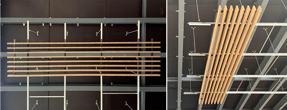 bamboo slat ceiling